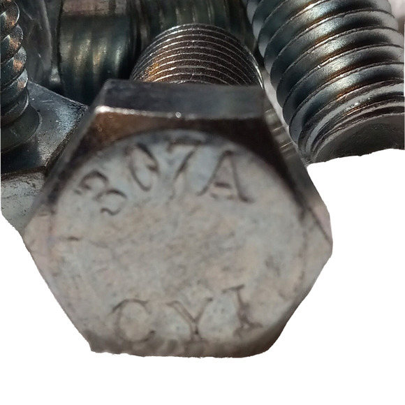 5/8"-11 x 1-1/2" (FT) Coarse Thread A307 Grade A Hex Bolt Zinc Plated lot of 25 - Picture 3 of 3